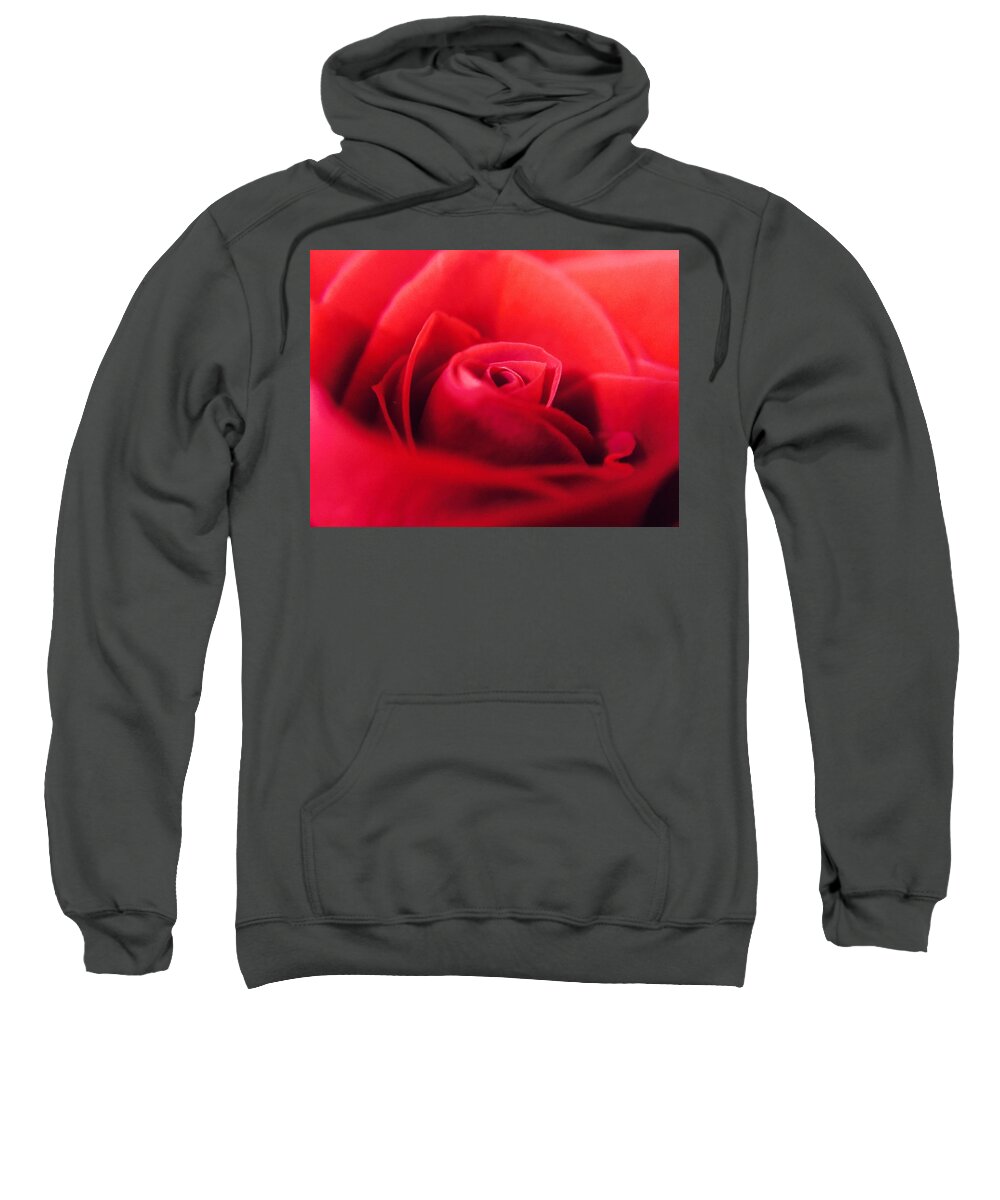 Rose Sweatshirt featuring the digital art Rose #32 by Super Lovely