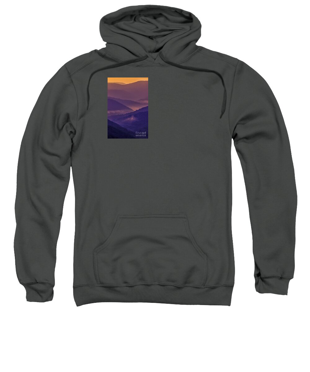 Sunrise Sweatshirt featuring the photograph Allegheny Mountain Sunrise Two by Thomas R Fletcher