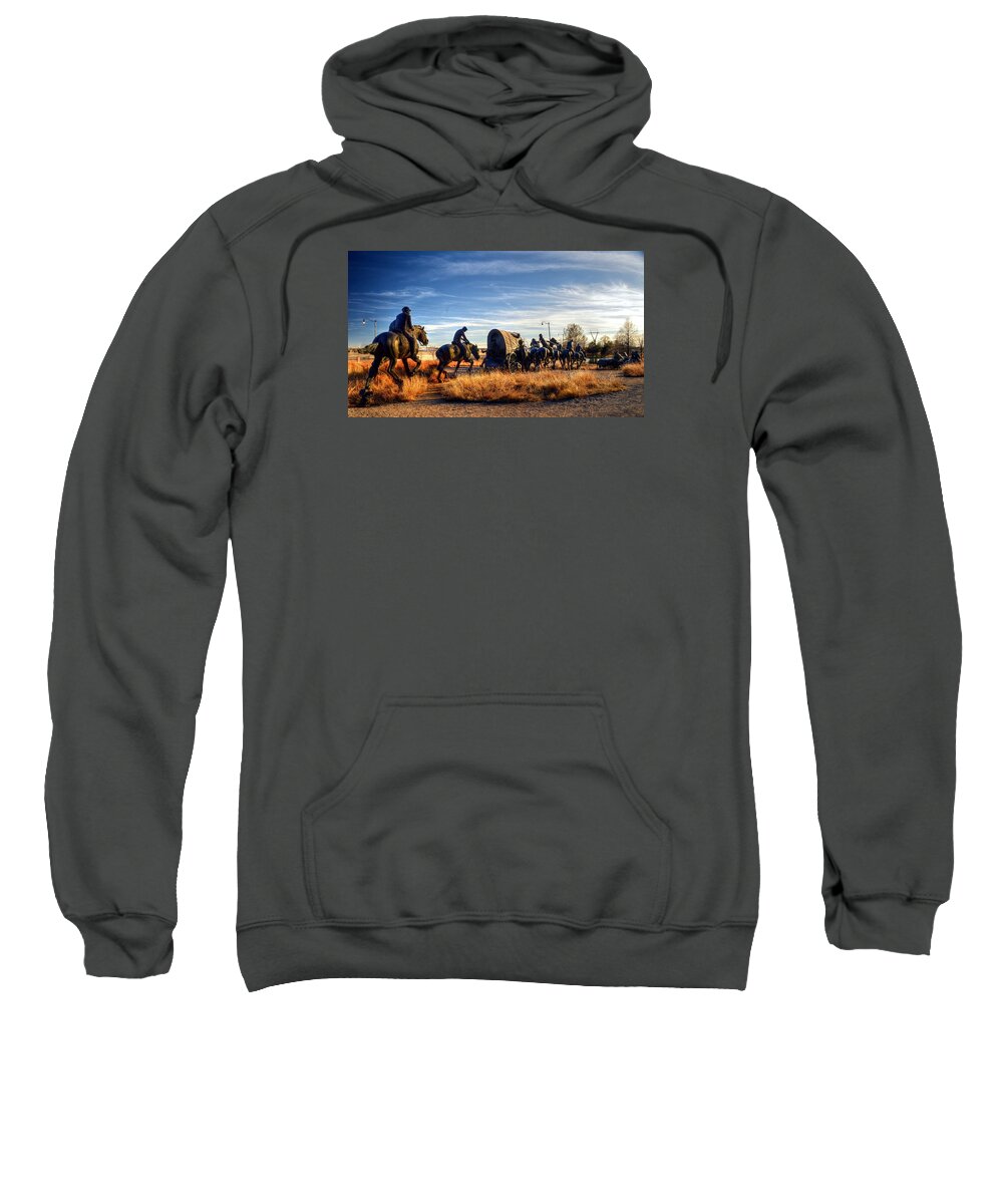 Oklahoma City Oklahoma Usa Sweatshirt featuring the photograph Oklahoma City Oklahoma USA #40 by Paul James Bannerman