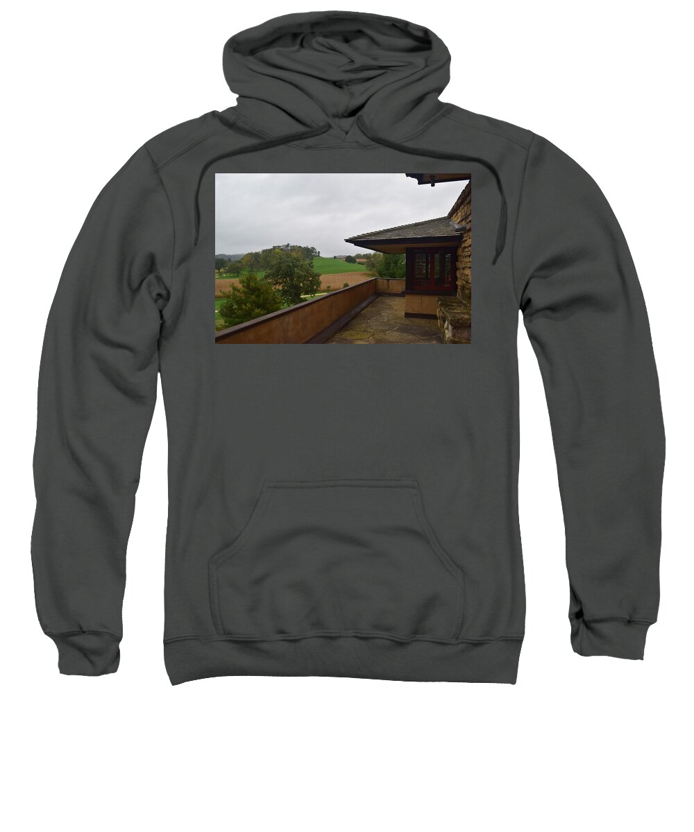 Frank Sweatshirt featuring the photograph Taliesin #5 by Curtis Krusie
