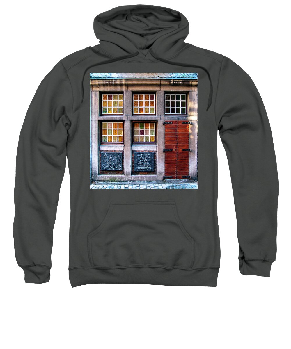 Doorway Sweatshirt featuring the photograph A Doorway to Art by Tim Dussault