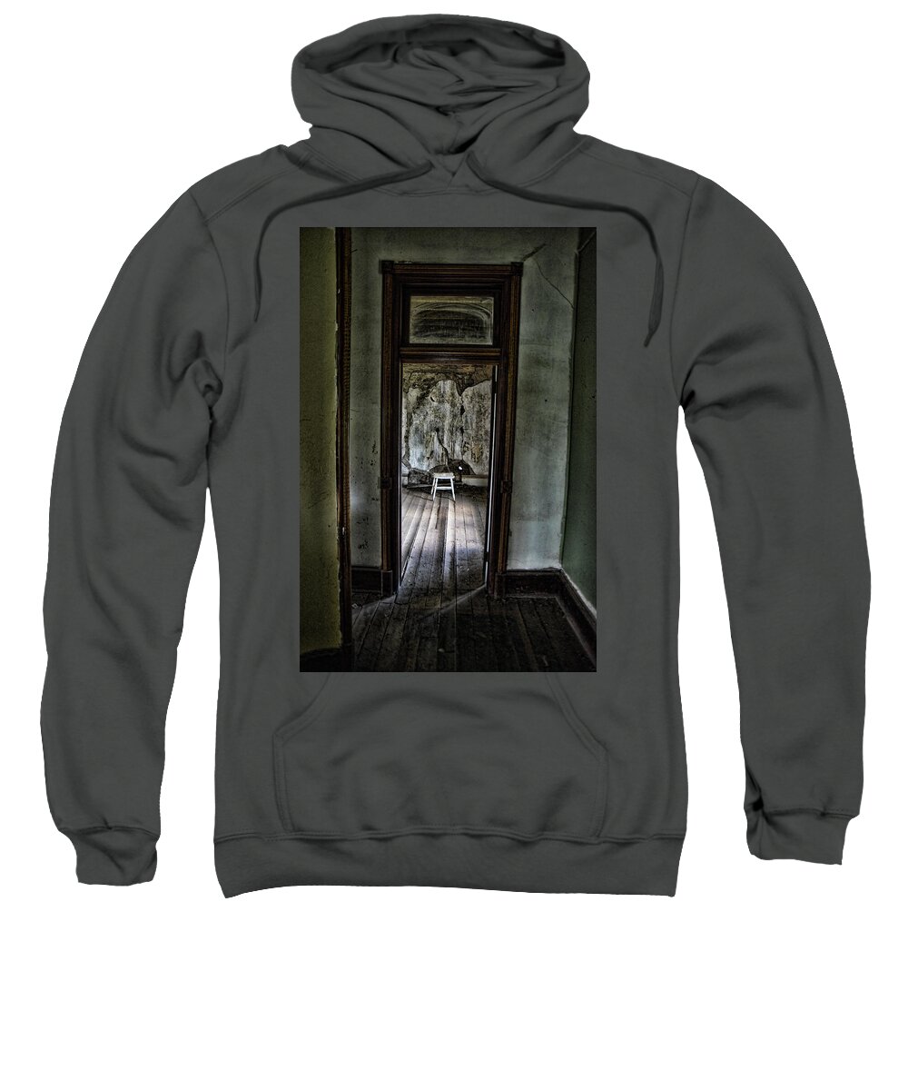 Abandoned Sweatshirt featuring the photograph Abandoned Mansion #1 by Ron Weathers