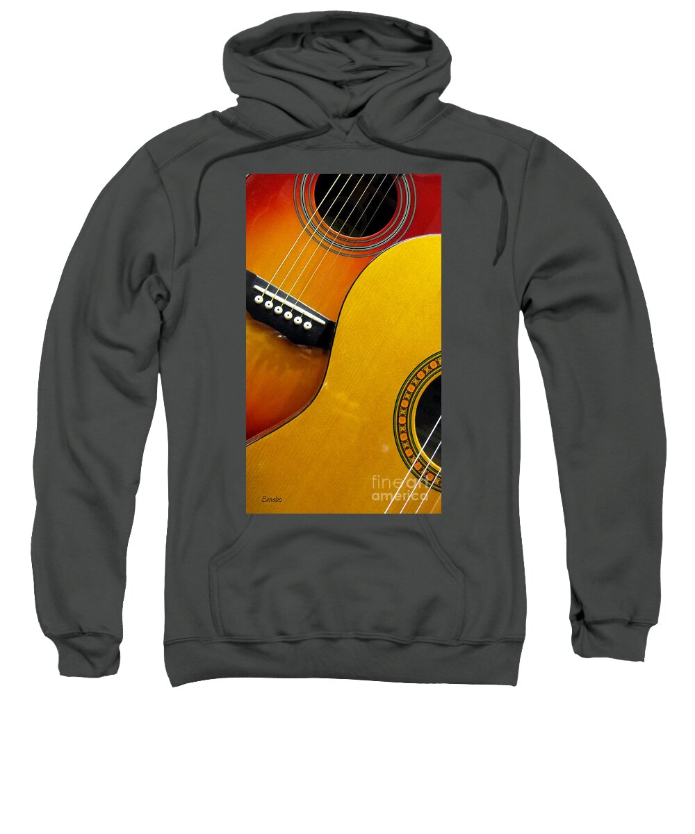 Guitars Sweatshirt featuring the photograph Acoustic by Eena Bo