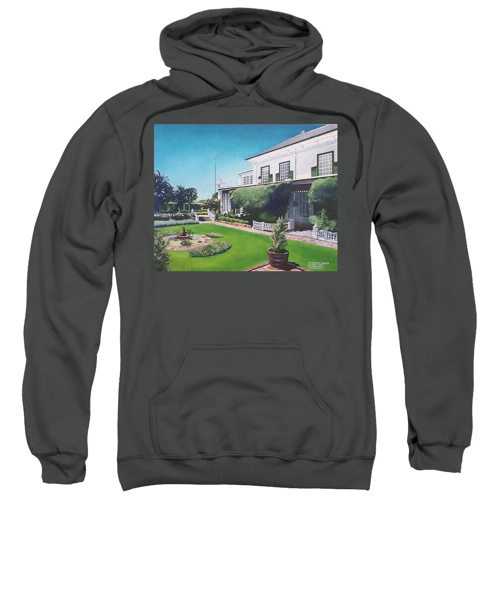 Admiralty House Sweatshirt featuring the painting Admiralty House by Tim Johnson