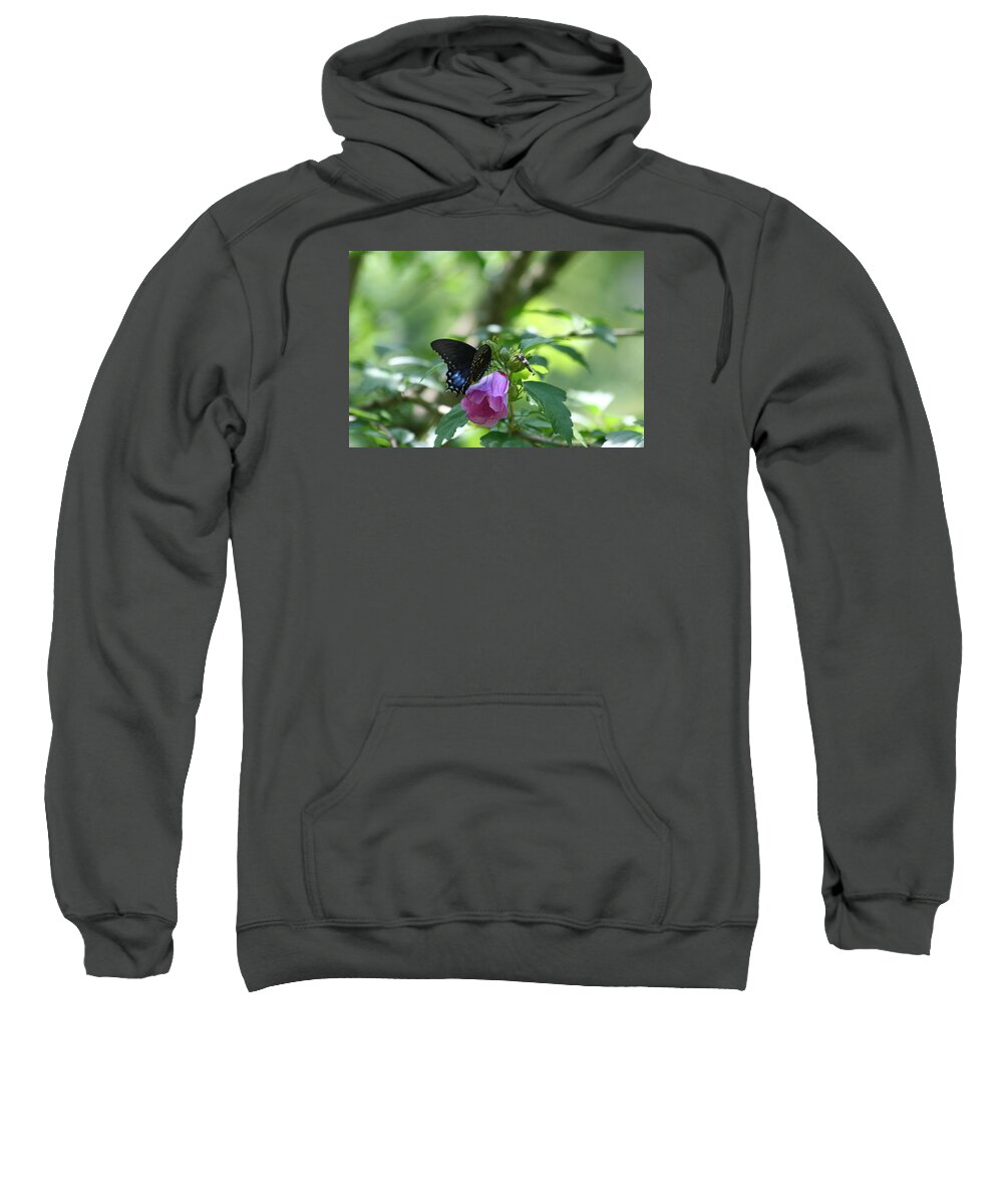 Nature Sweatshirt featuring the photograph Almost Open by Cyndi Brewer