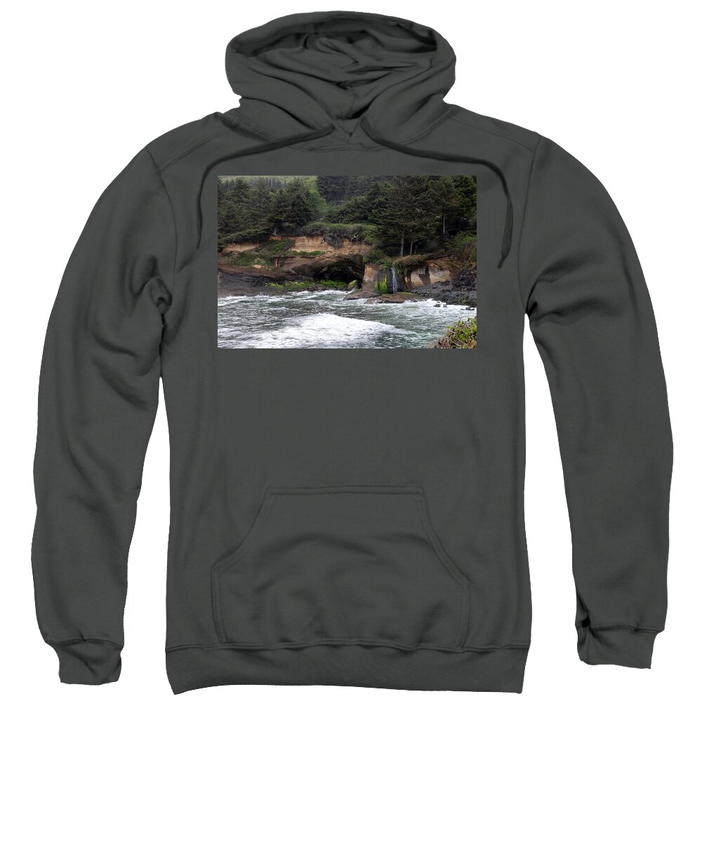 Oregon Coast Sweatshirt featuring the photograph Along the Oregon Coast - 5 by Christy Pooschke