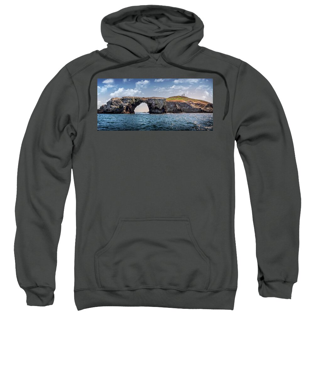 Anacapa Island Sweatshirt featuring the photograph Anacapa island In The Afternoon by Endre Balogh