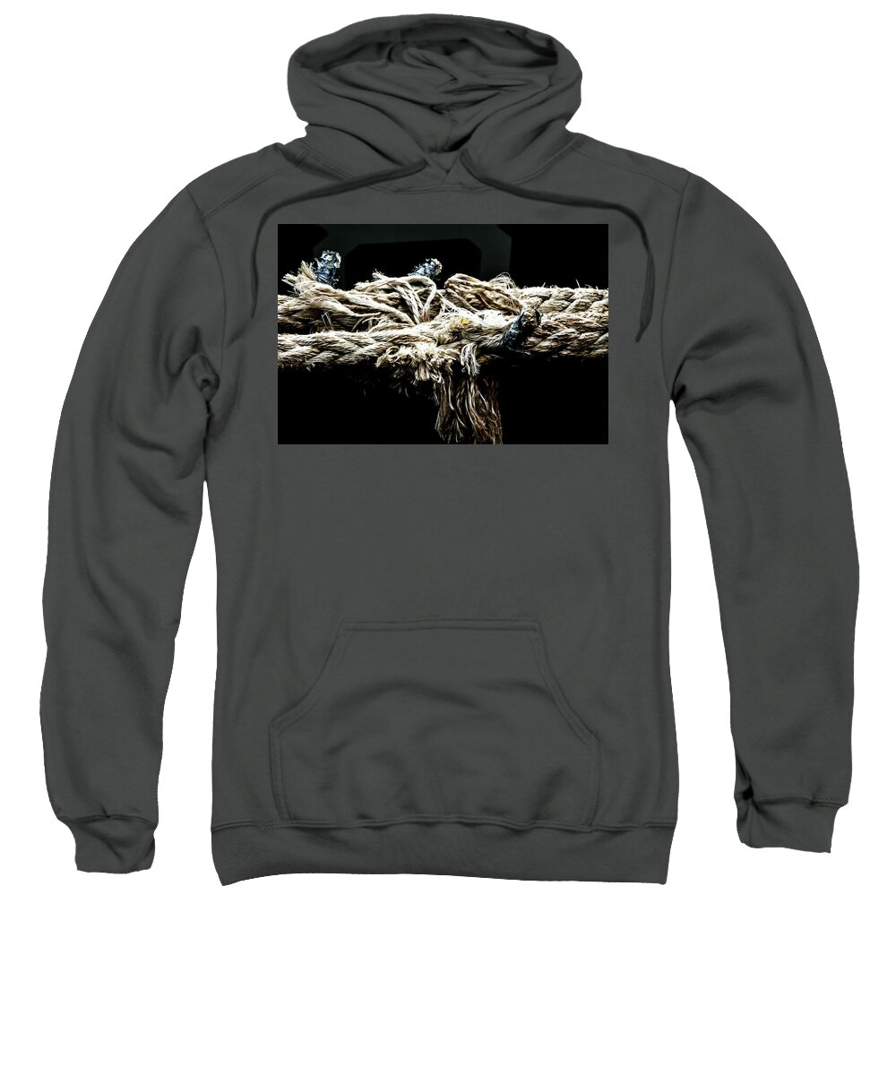 Rope Sweatshirt featuring the photograph Another Piece of Rope by Adriana Zoon