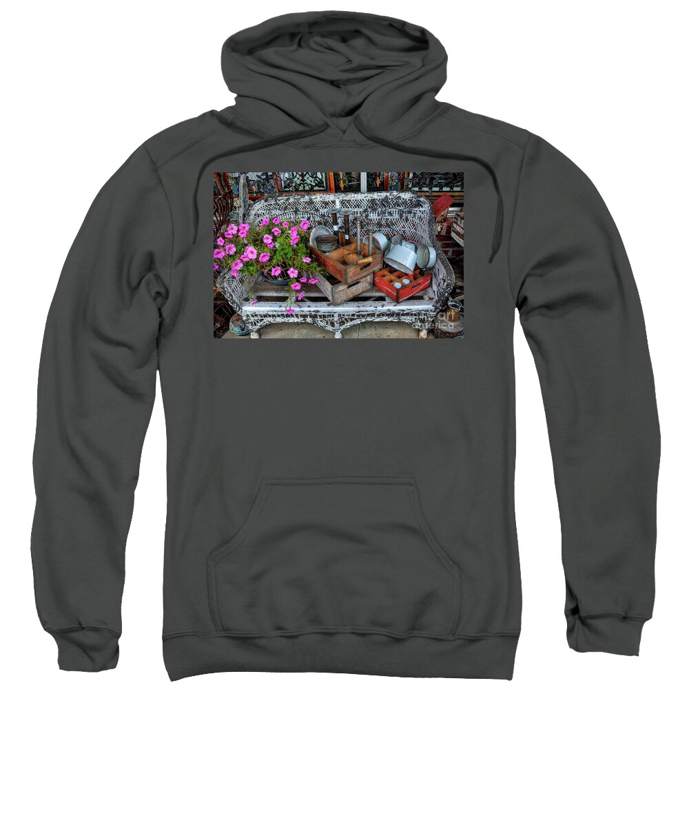 Antiques Sweatshirt featuring the photograph Antiques by Savannah Gibbs