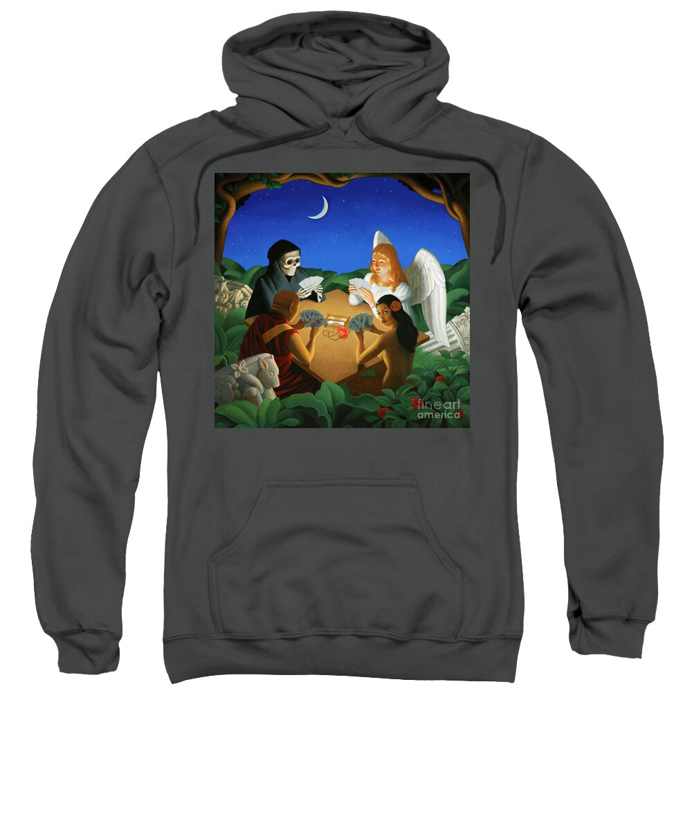 Angel Sweatshirt featuring the painting Archetypes by Chris Miles