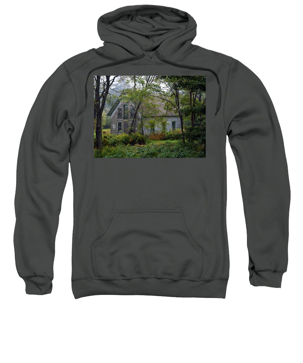 Cottage Sweatshirt featuring the photograph Artist Hideout by Glenn Gordon