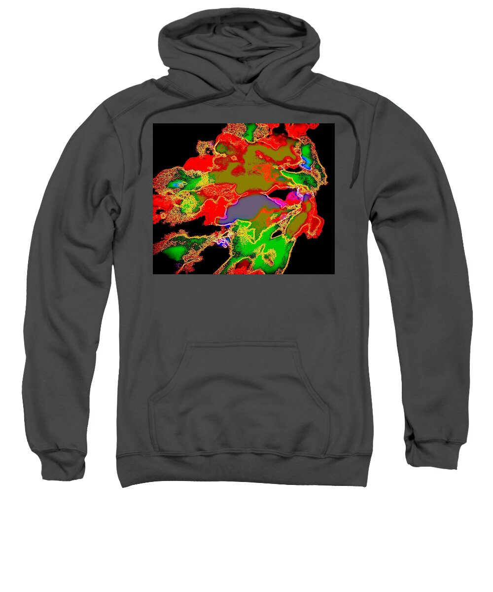Abstract Sweatshirt featuring the photograph Atomic Kaleidoscope by Andy Rhodes