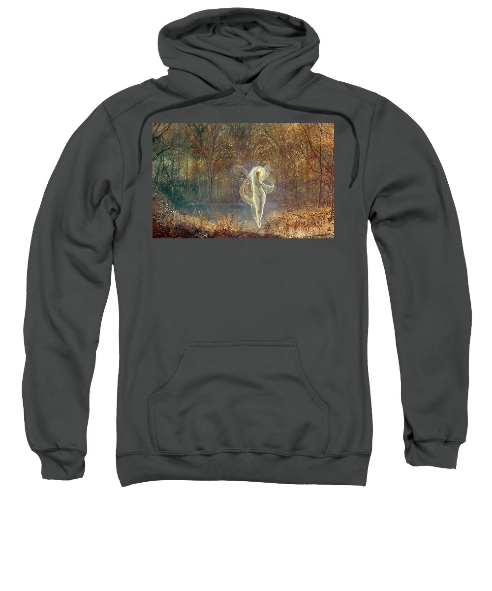 Autumn Sweatshirt featuring the painting Autumn by John Atkinson Grimshaw