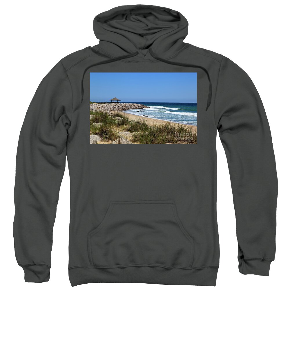 Kure Sweatshirt featuring the photograph Beach in North Carolina by Jill Lang