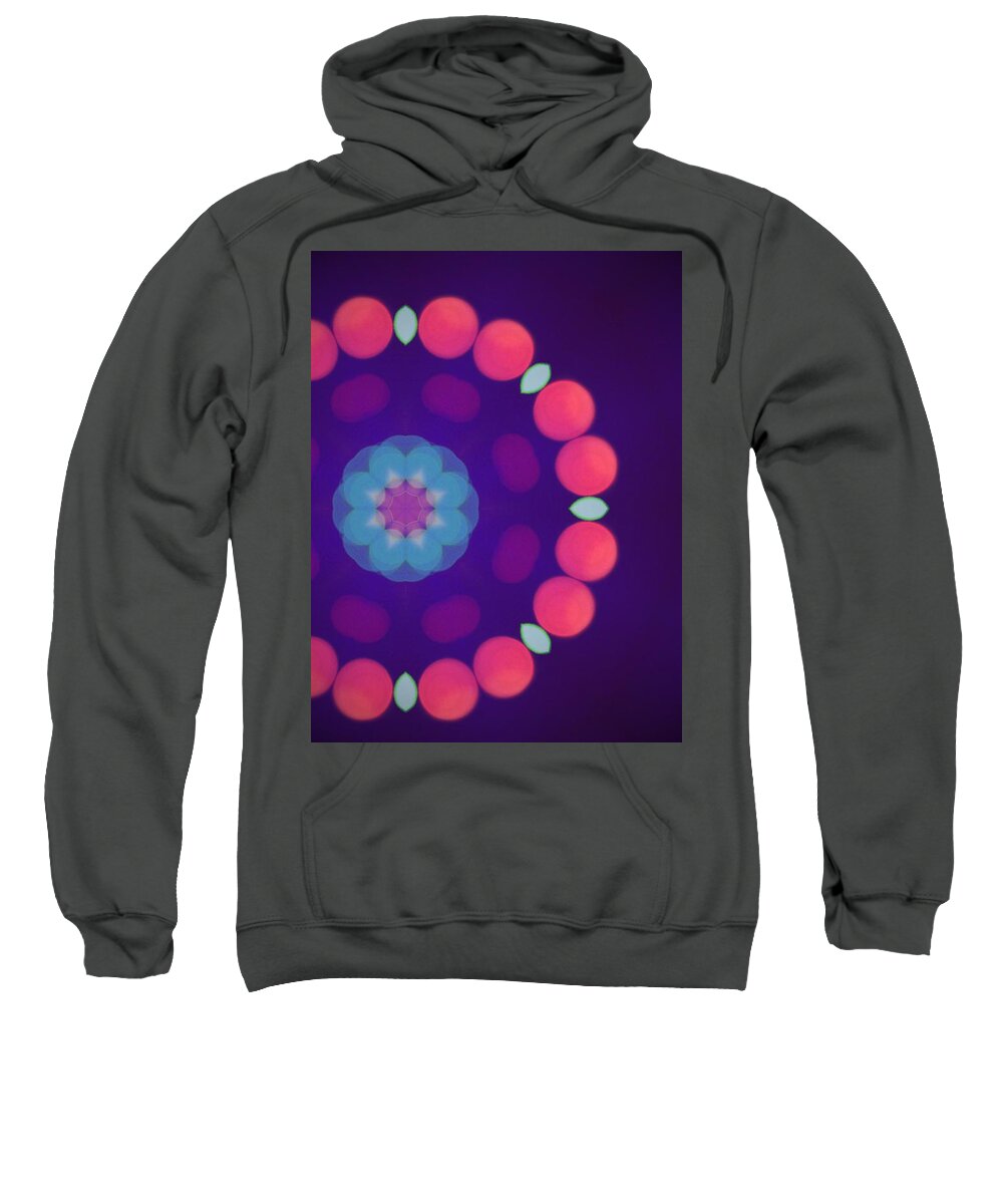 Flower Sweatshirt featuring the digital art Bead Mandala by Itsonlythemoon -