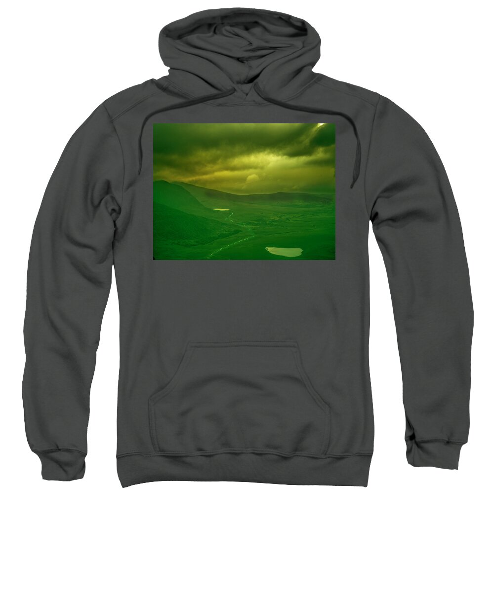 Cloud Sweatshirt featuring the photograph Beginning of myth. by Leif Sohlman
