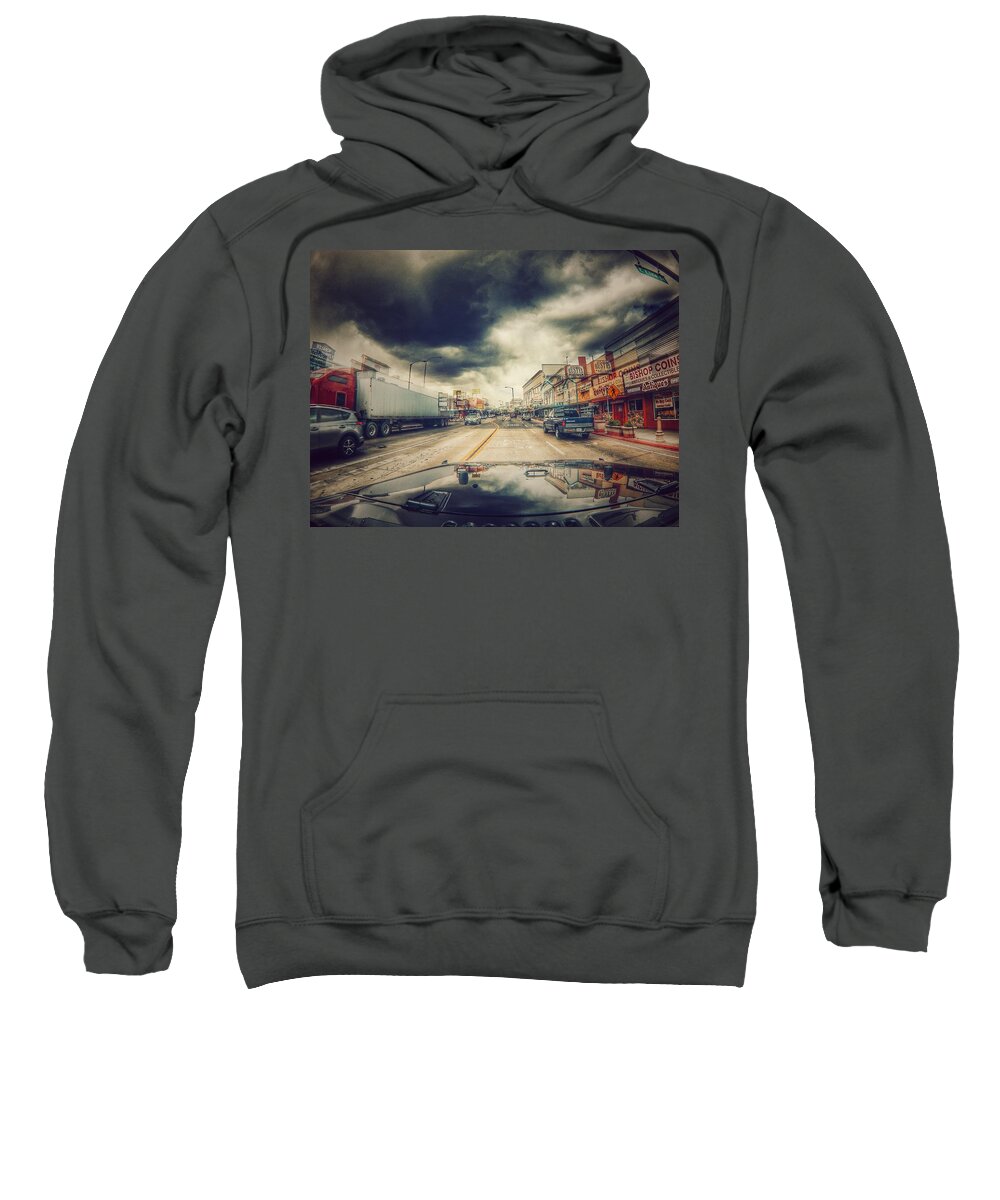 Bishop Sweatshirt featuring the photograph Bishop Ca. by Mark Ross
