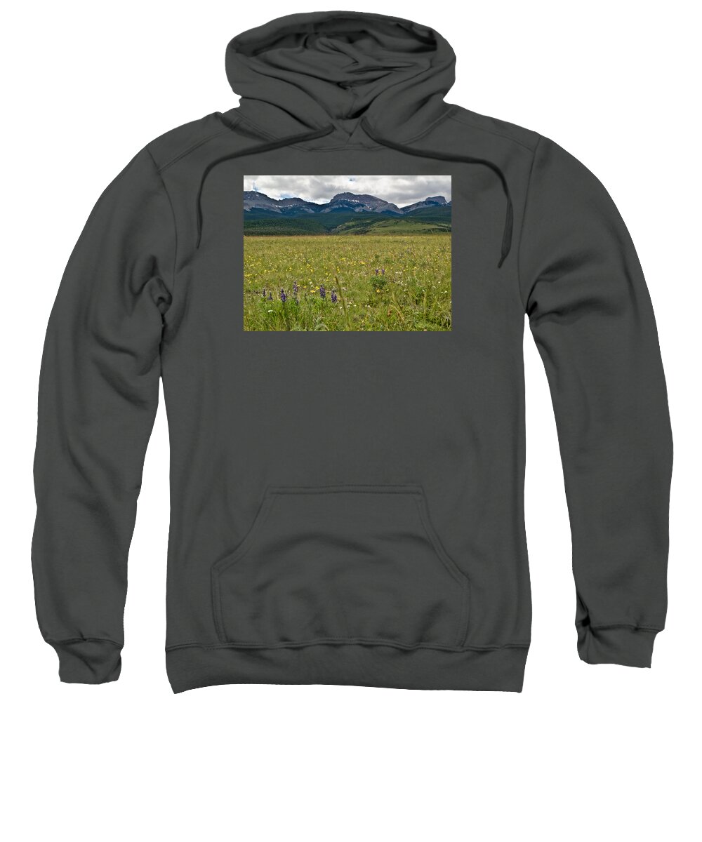 Canyon Sweatshirt featuring the photograph Blackleaf Canyon by Jedediah Hohf