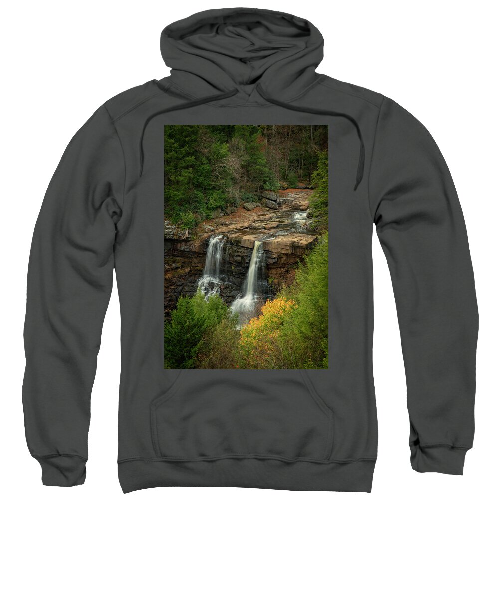 Water Sweatshirt featuring the photograph Blackwater Falls by David Waldrop