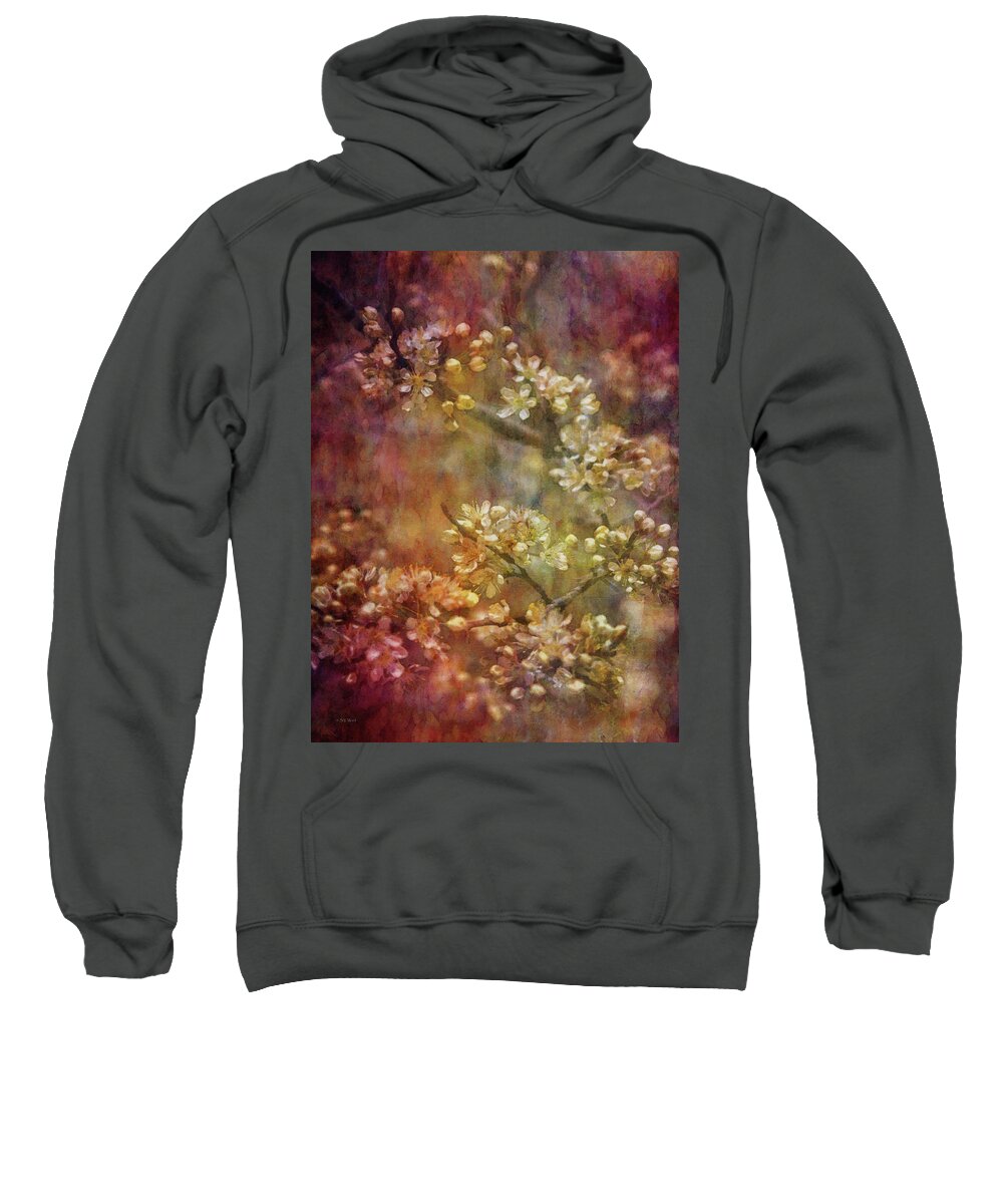 Impressionist Sweatshirt featuring the photograph Blossoms 9664 IDP_2 by Steven Ward
