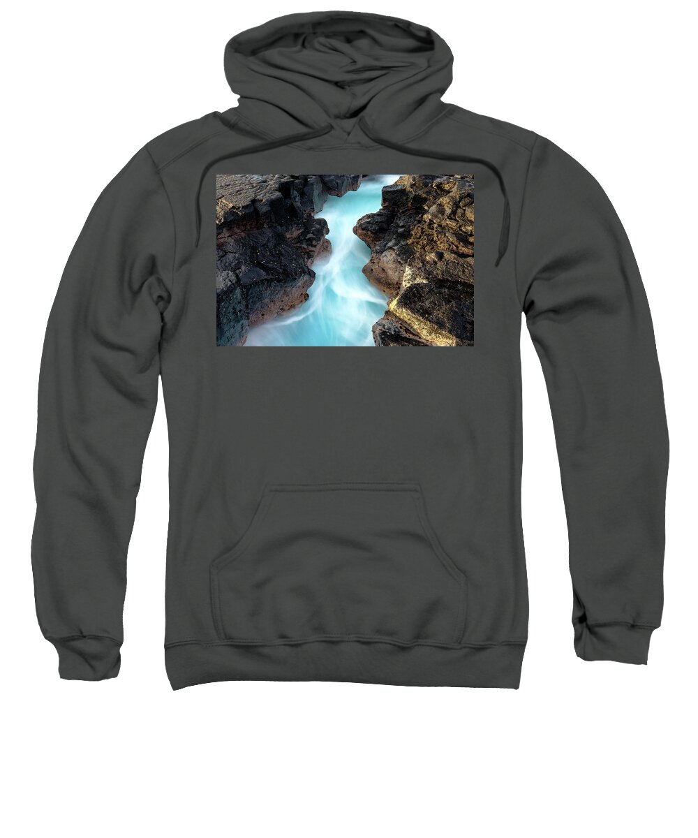 Landscape Sweatshirt featuring the photograph Blue Path by Christopher Johnson