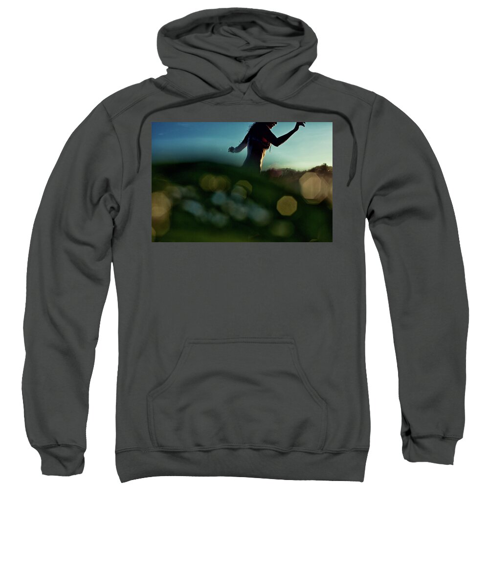 Surfing Sweatshirt featuring the photograph Bokeh by Nik West