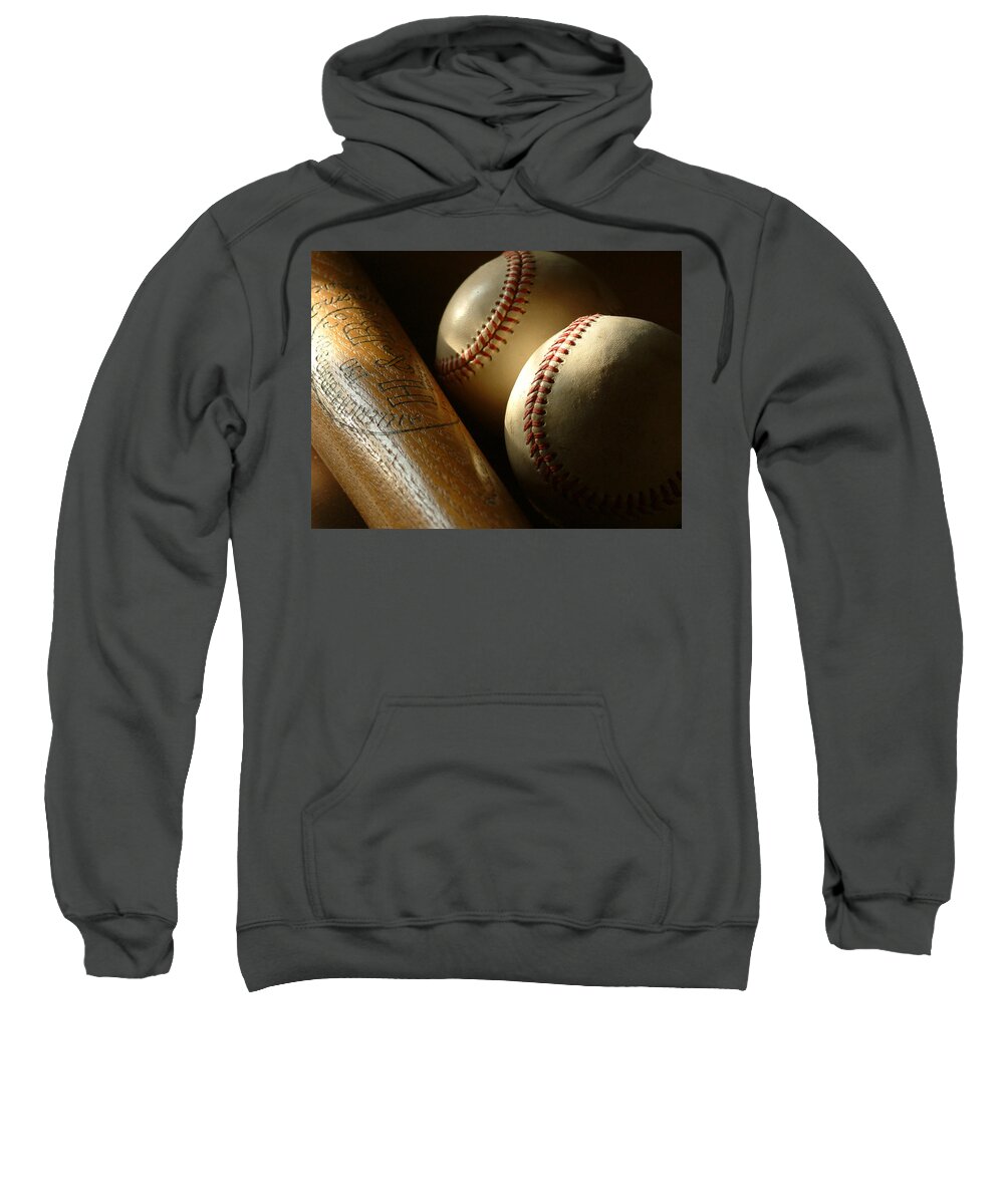 Baseballs Sweatshirt featuring the photograph Boys of Summer by Thomas Pipia