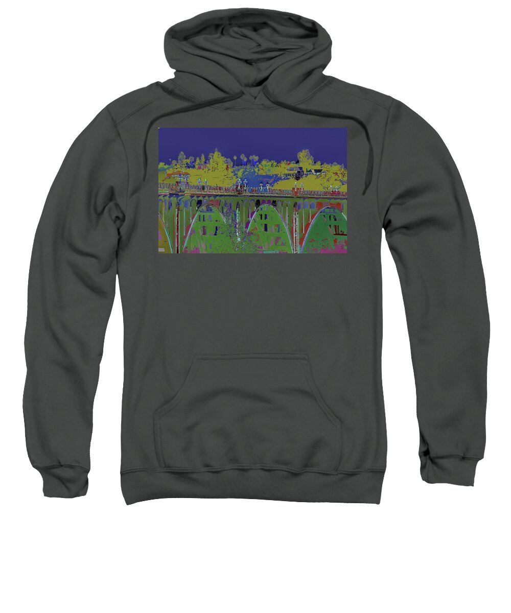 Kenneth James Sweatshirt featuring the photograph Bridge To Life by Kenneth James