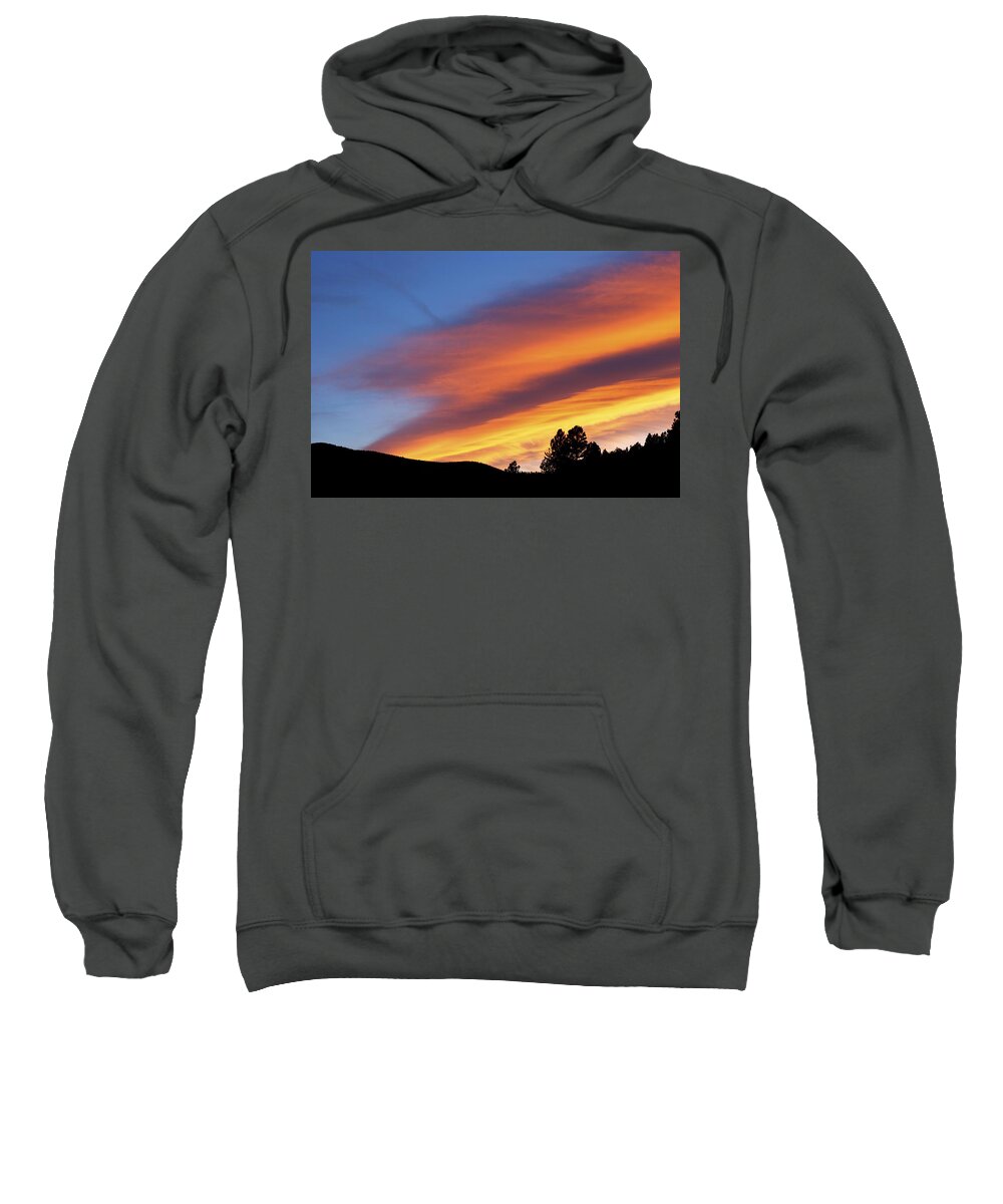 Colorado Sweatshirt featuring the photograph Broncos Sunset by Kristin Davidson