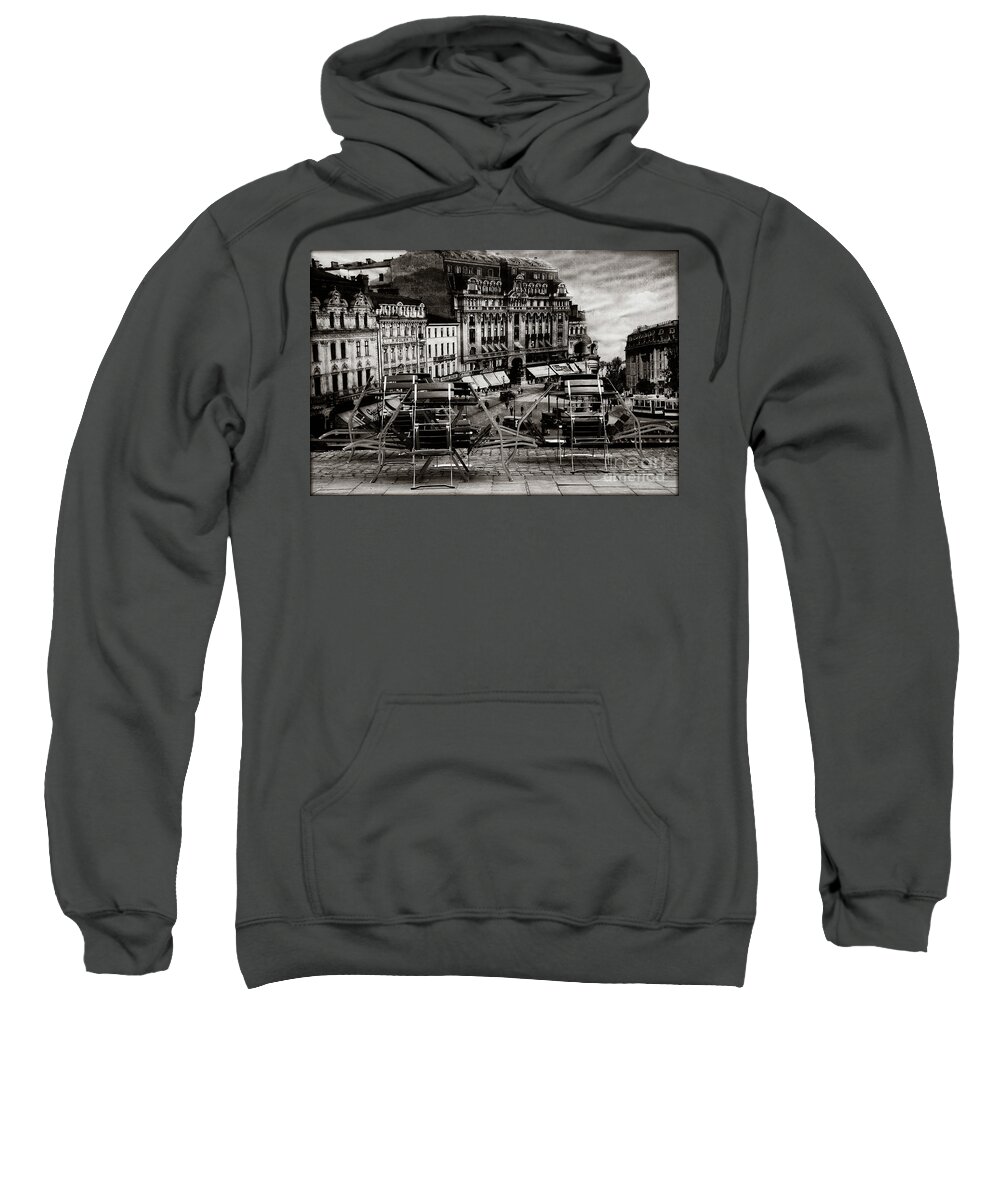 Bucharest Sweatshirt featuring the photograph Bucharest - Old Town by Daliana Pacuraru