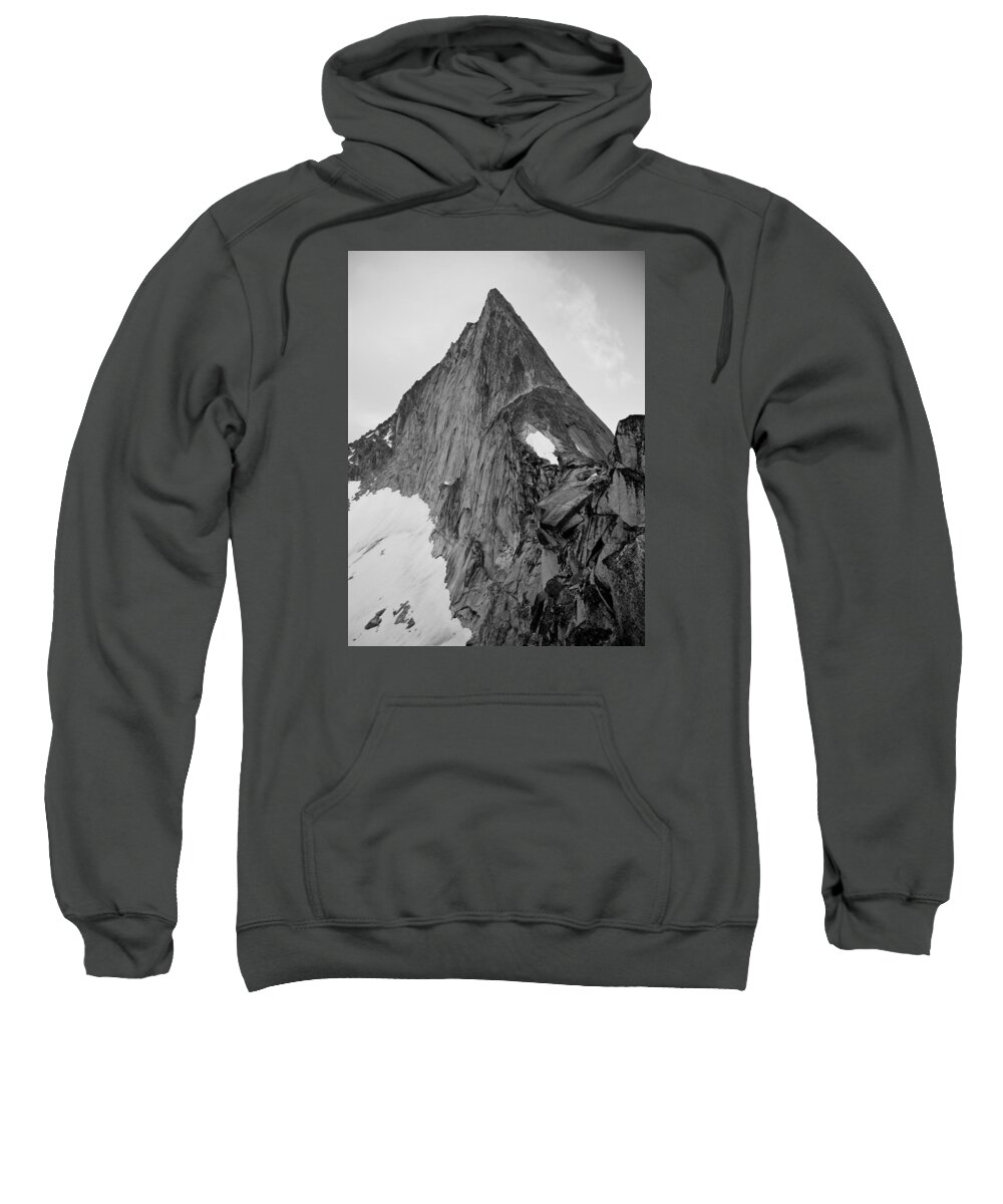 Spire Sweatshirt featuring the photograph Bugaboo Spire by Jedediah Hohf
