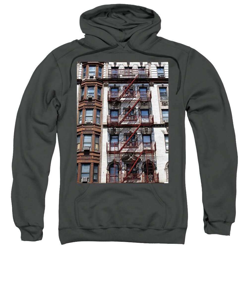 Building In New York Sweatshirt featuring the photograph Building III by Flavia Westerwelle