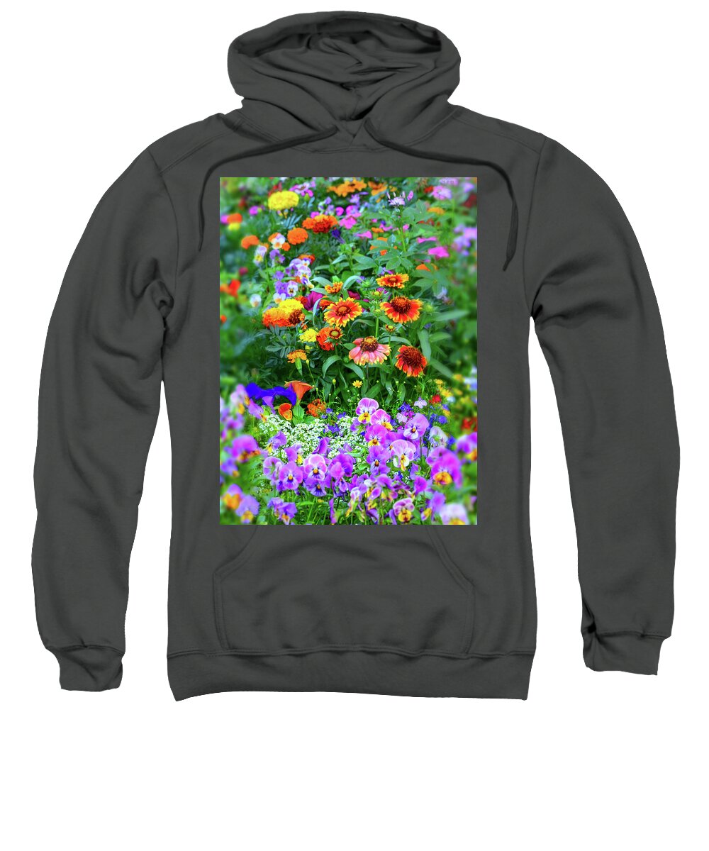 Summer Sweatshirt featuring the photograph Summer Symphony of Color by Brian Tada