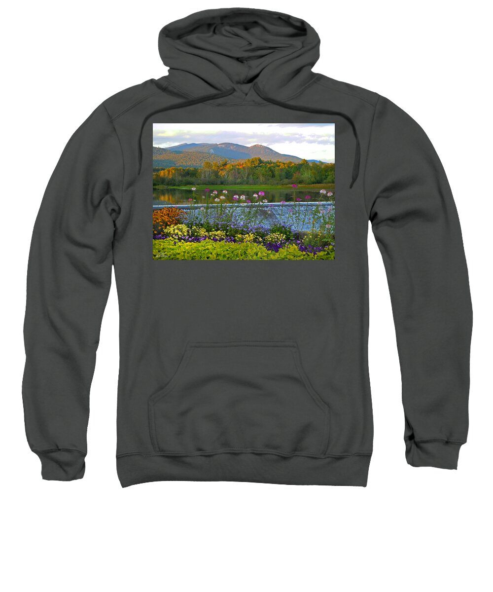 White Mountains Sweatshirt featuring the photograph Campton Pond Campton New Hampshire by Nancy Griswold