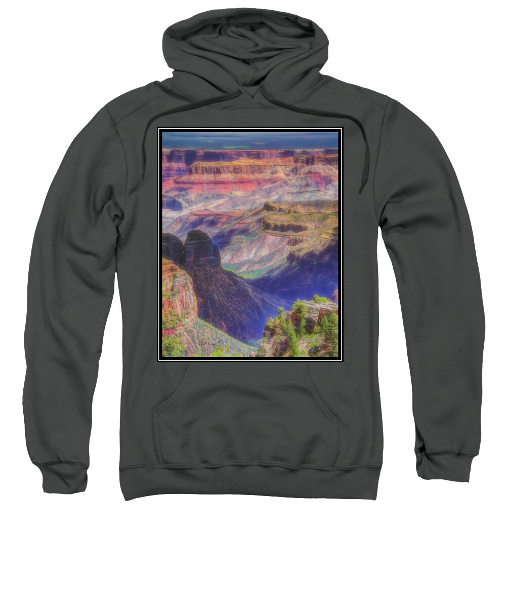 Grand Sweatshirt featuring the photograph Canyon Color by Will Wagner