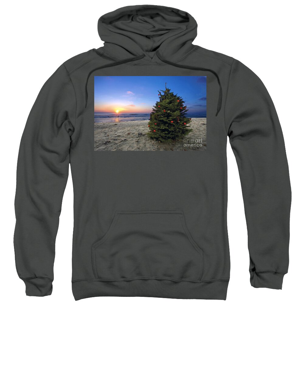 Christmas Sweatshirt featuring the photograph Cardiff Christmas Tree by Daniel Knighton