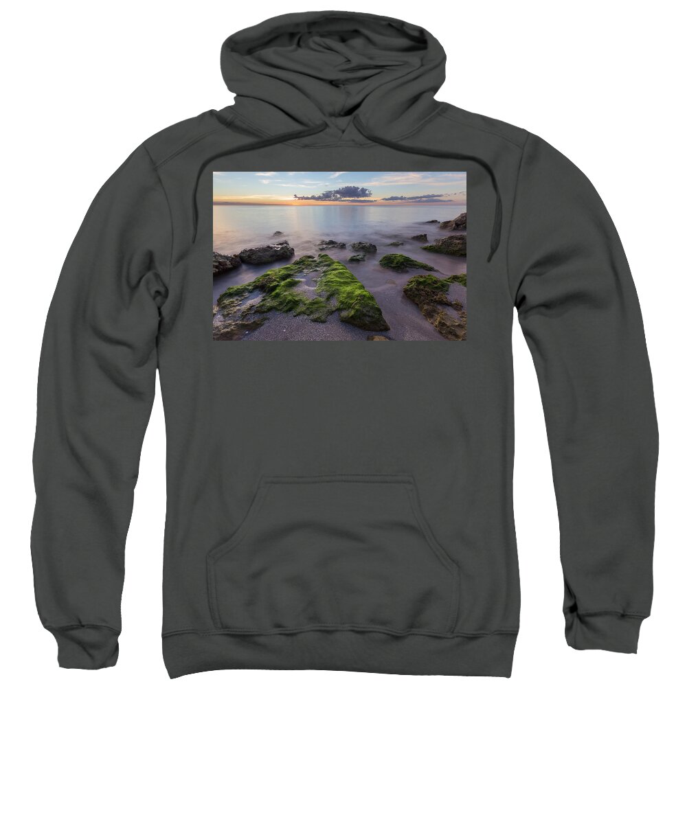 Florida Sweatshirt featuring the photograph Caspersen Beach Sunset by Paul Schultz
