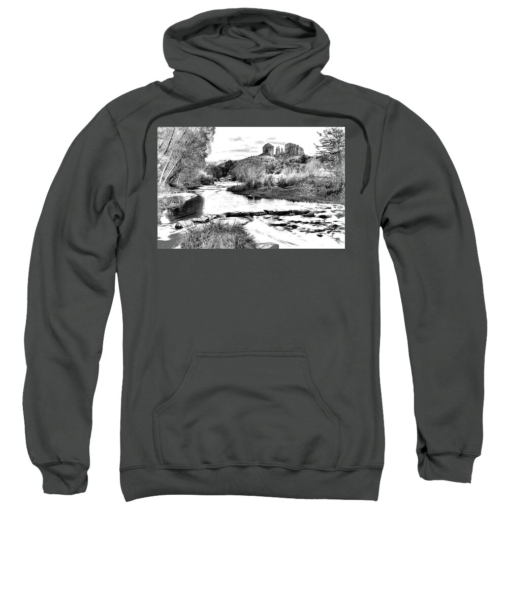 Abstract Sweatshirt featuring the photograph Cathedral Rock by Bruce Bonnett
