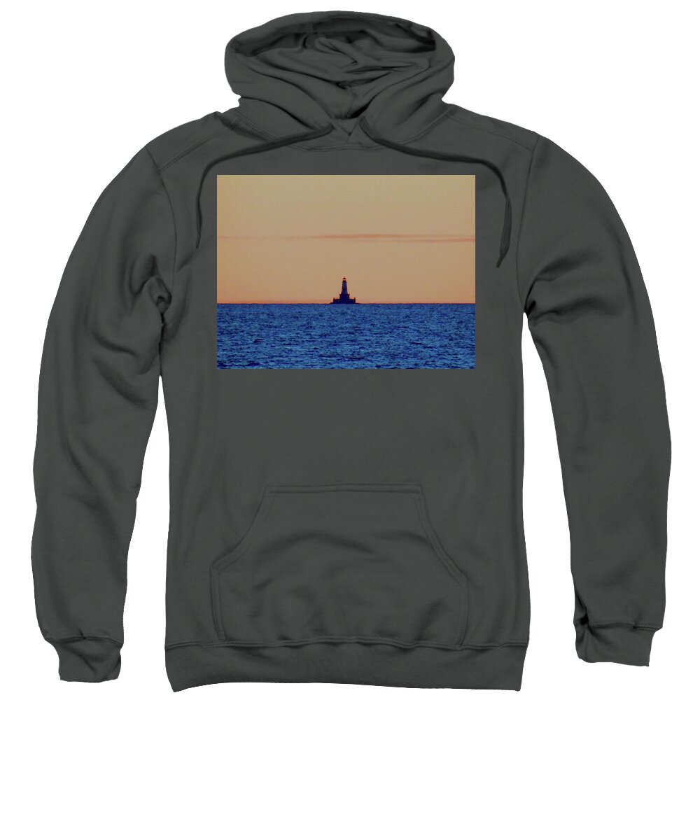 Cape Vincent Sweatshirt featuring the photograph Charity Light by Dennis McCarthy