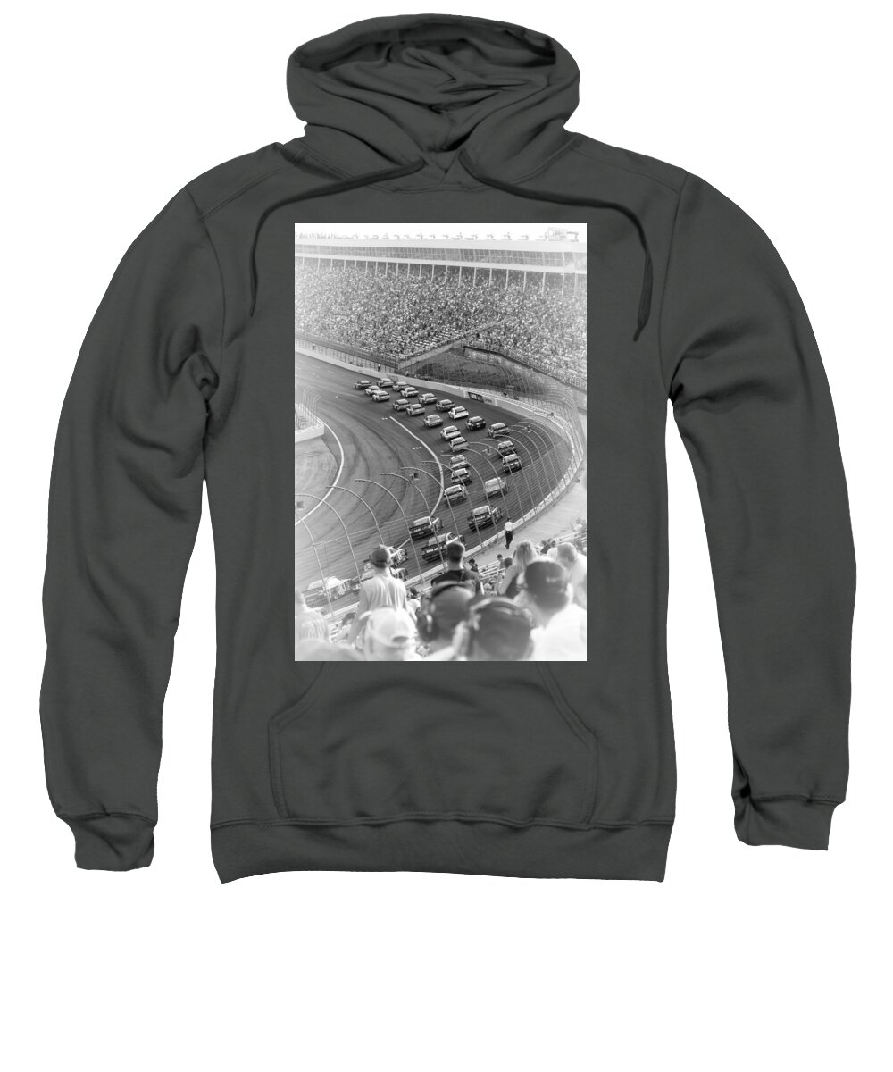 Racetrack Sweatshirt featuring the photograph A Day At The Racetrack #2 by Karol Livote