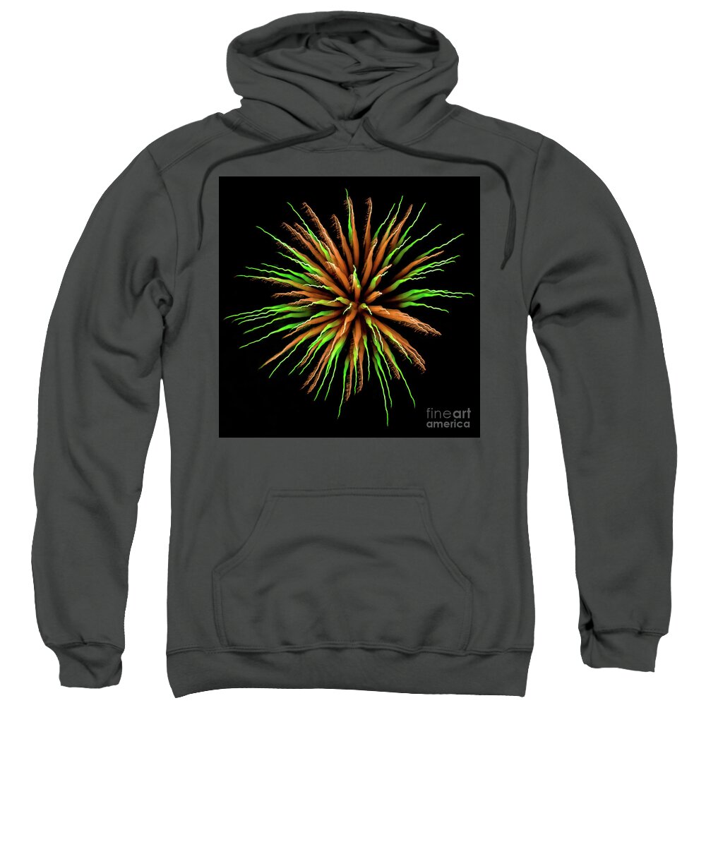 Fireworks Sweatshirt featuring the photograph Chihuly Starburst by Doug Sturgess