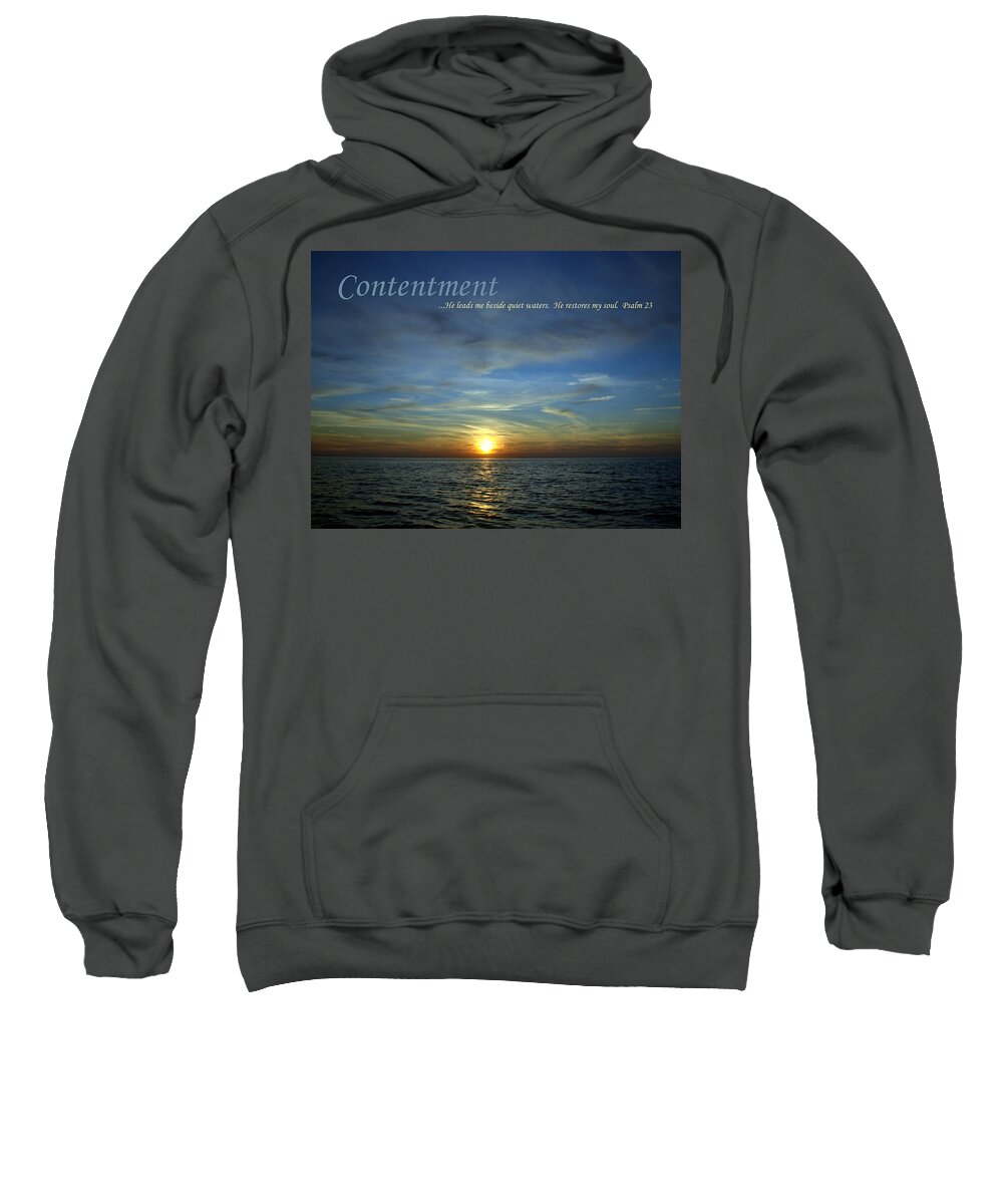 Contentment Sweatshirt featuring the photograph Contentment by Michelle Calkins