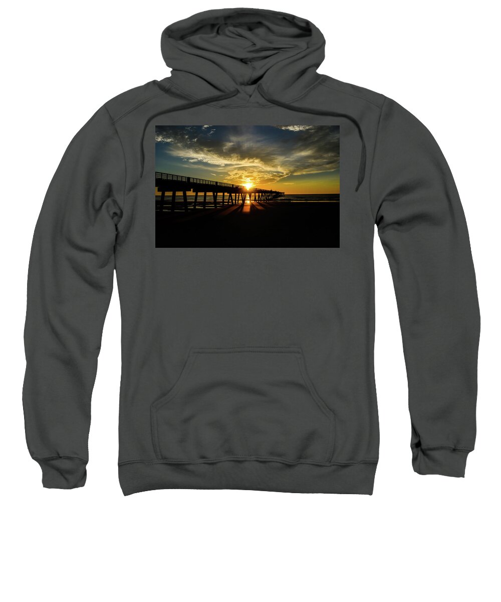 Sunrise Sweatshirt featuring the photograph Cool Rise by Bradley Dever