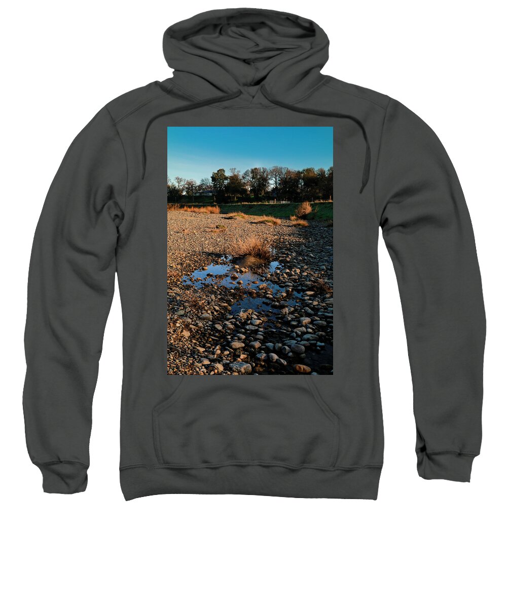 Cottonwood Creek Sweatshirt featuring the photograph Cootonwood creek,CA by Dr Janine Williams