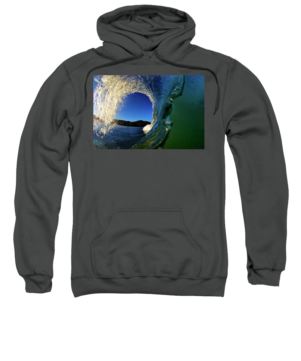 Surfing Sweatshirt featuring the photograph Curl by Nik West