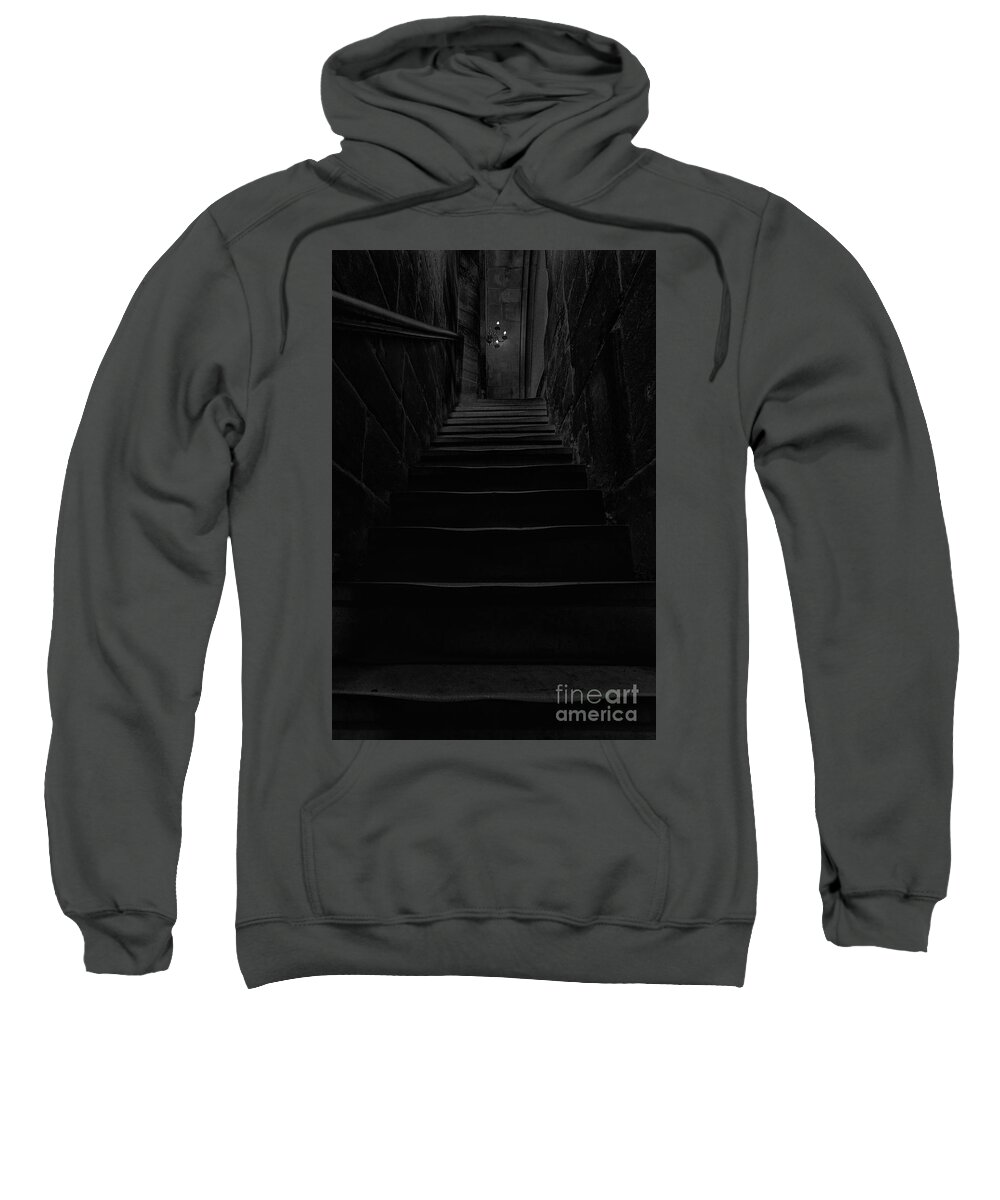 Steps Sweatshirt featuring the photograph Dark stairway by Steev Stamford