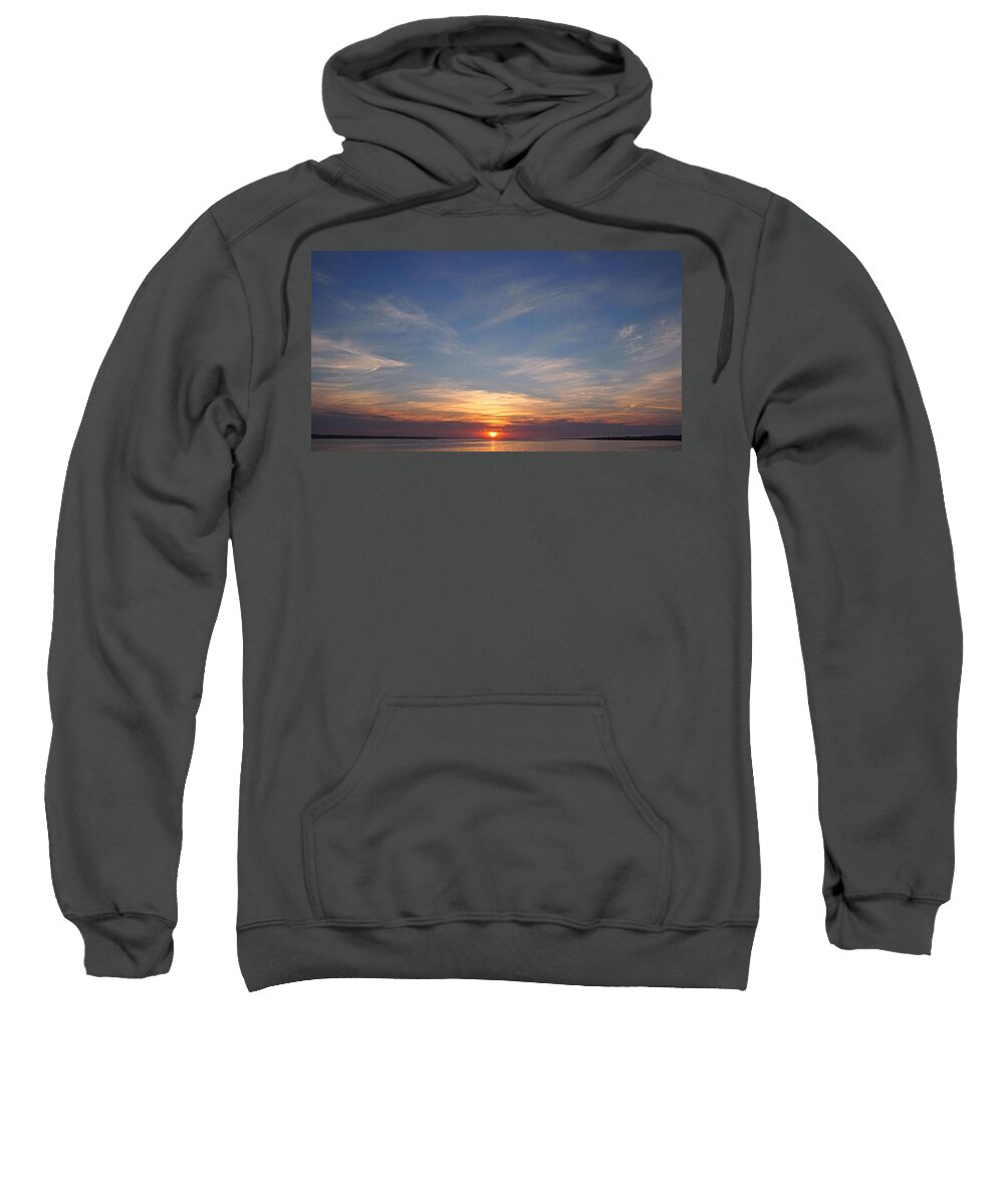 Sunrise Sweatshirt featuring the photograph Dark Sunrise by Newwwman