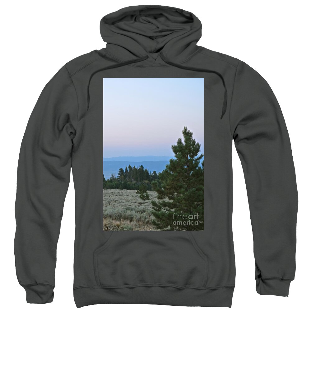 Mountain Sweatshirt featuring the photograph Daybreak on the Mountain by Cindy Schneider