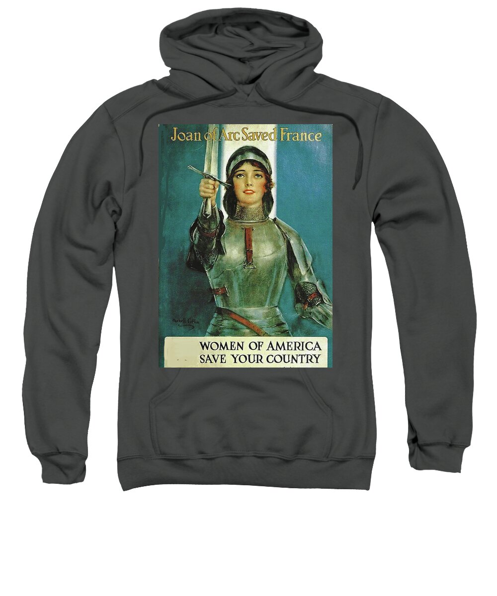 Joan Of Arc Sweatshirt featuring the photograph Dedicated To The Women by Jay Milo