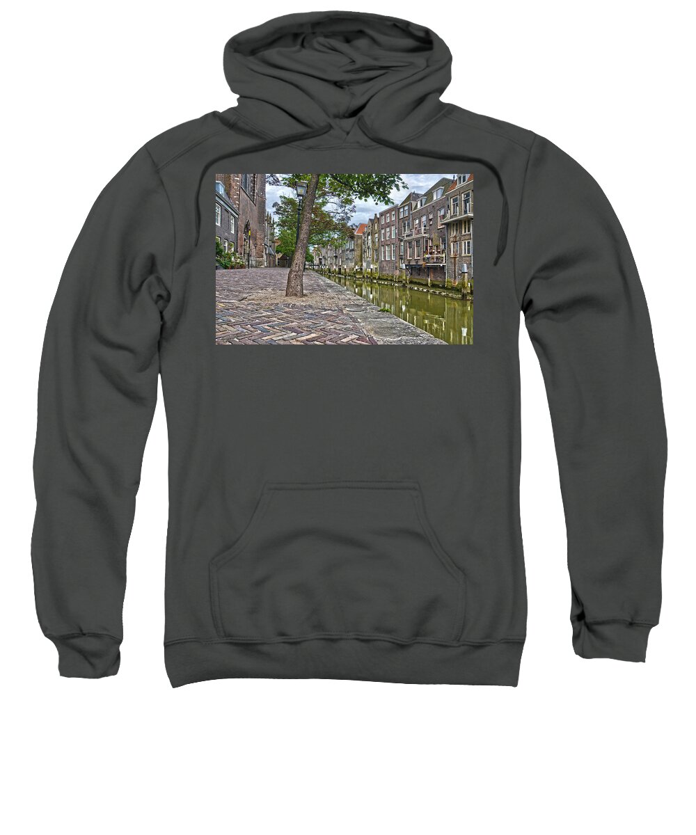 Dordrecht Sweatshirt featuring the photograph Dordrecht Behind The Church by Frans Blok